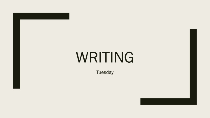 Exploring Writing Activities with 