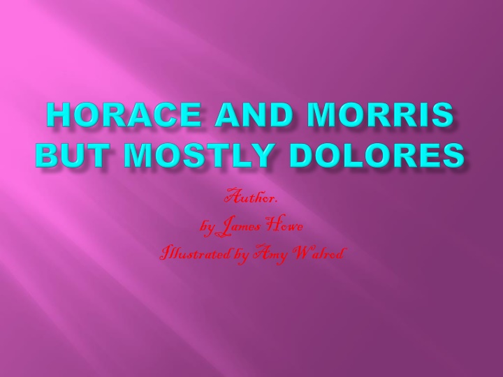 Horace, Morris, and Dolores: A Fun-filled Adventure in Joining Clubs