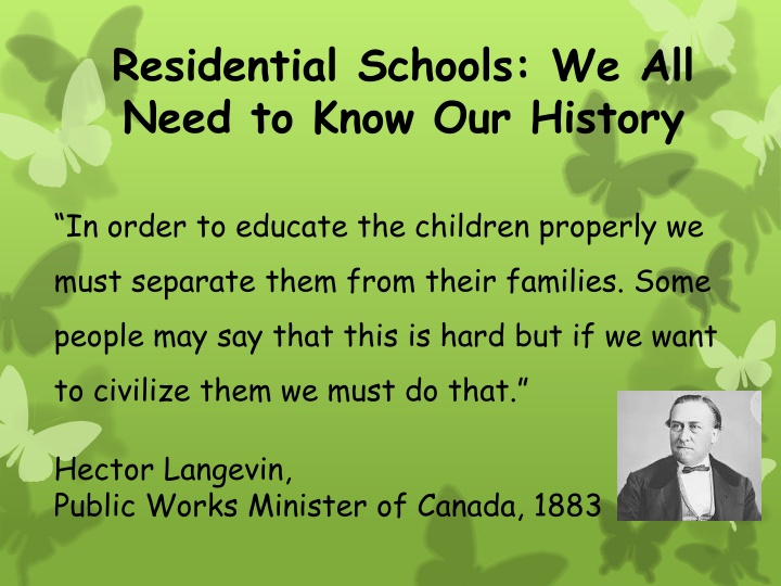 History of Residential Schools in Canada