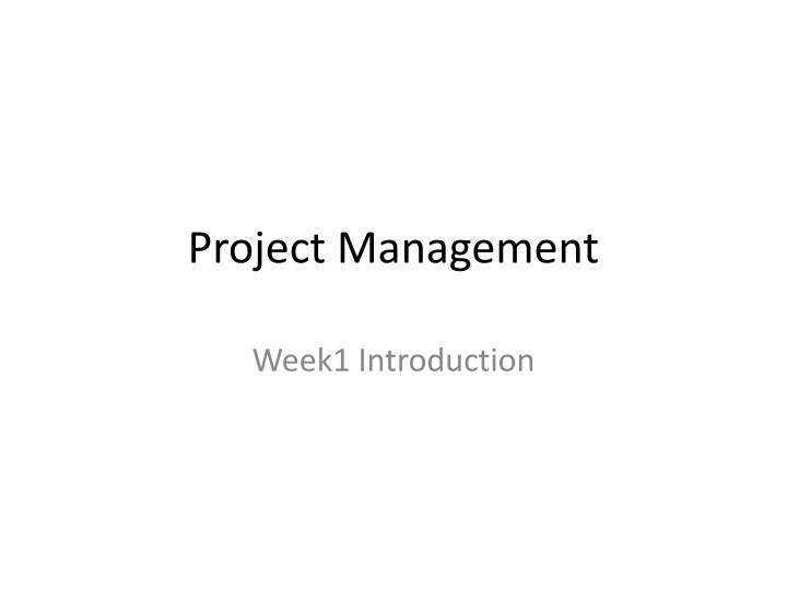 Essential Insights into Project Management Dynamics