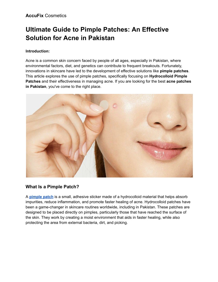 accufix cosmetics n.w