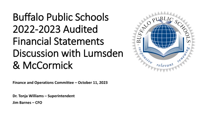 Financial Performance Overview of Buffalo Public Schools 2022-2023