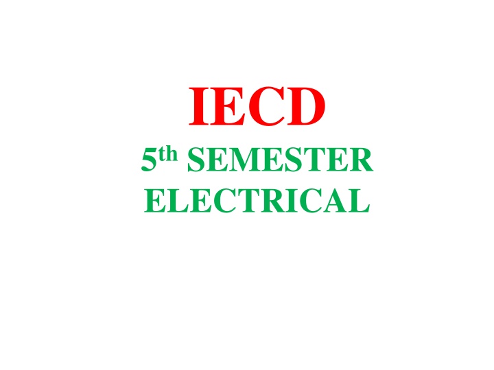 Thyristors in Electrical Engineering