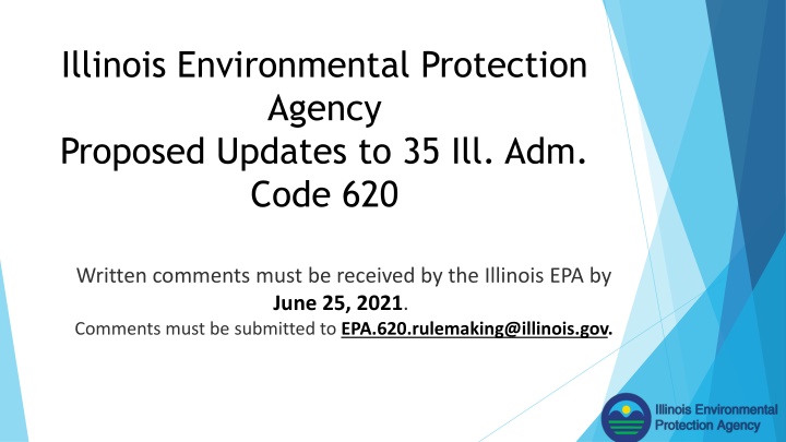 Proposed Updates to Illinois EPA Regulations