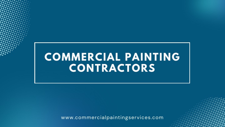commercial painting contractors n.w