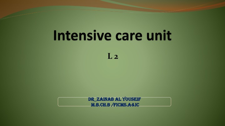 Common Equipment and Systems in ICU