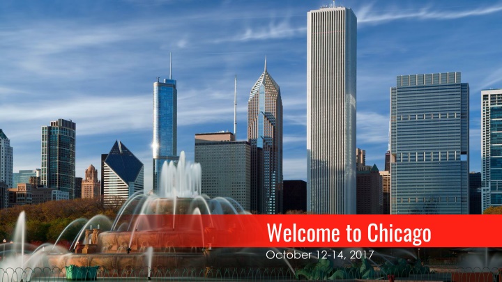 Experience Chicago: October 12-14, 2017