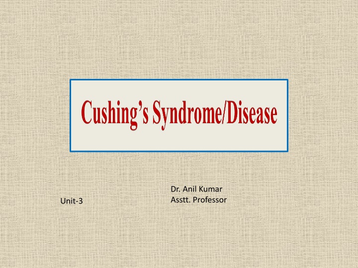 Cushing Disease in Dogs and Cats