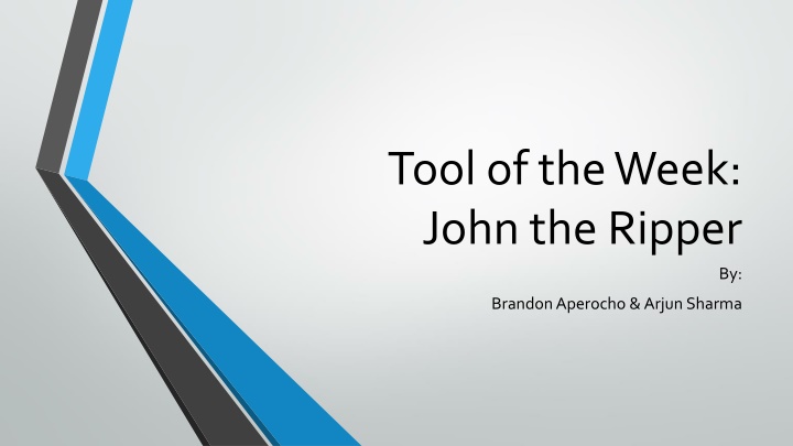 John the Ripper: A Powerful Password Cracking Tool