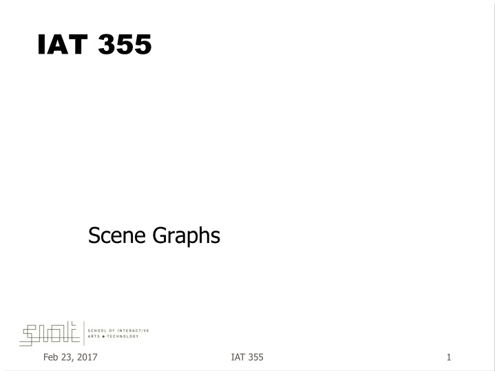 Graphics Scene Structures and Rendering Techniques