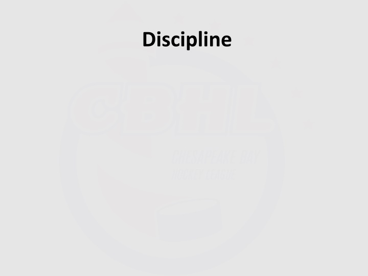Ice Hockey Discipline Regulations and Procedures
