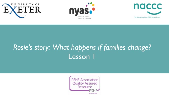 Changes in Families: Lesson for Key Stage 2 PSHE