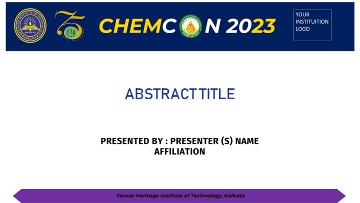 Innovations in Chemical Engineering: CHEMCN 2023 Presentation at Heritage Institute of Technology