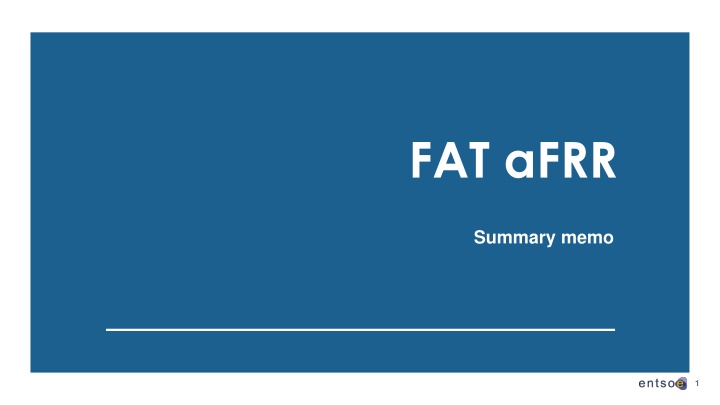 Analysis of FAT.aFRR Impact on Power System Frequency Quality in Europe