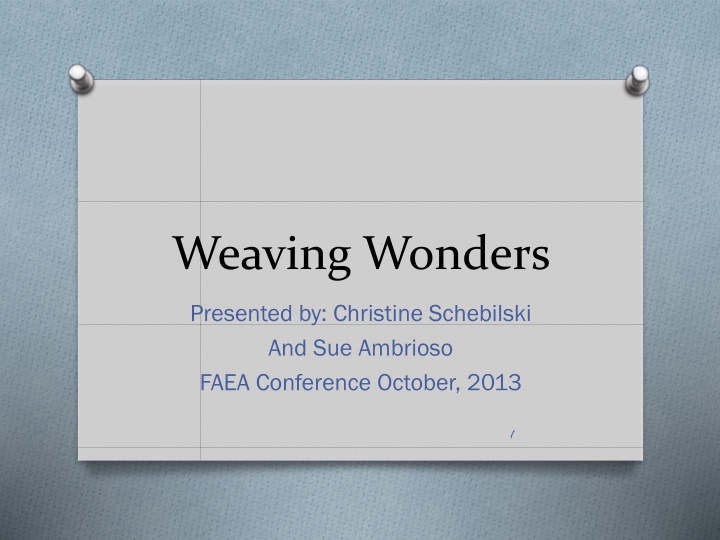 Weaving Wonders: Textile Art Exploration for Students