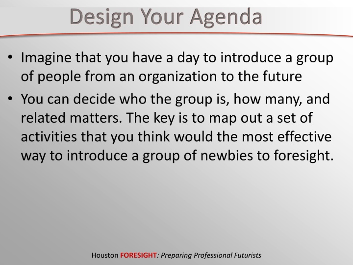 Futurist Training Day: A Journey into Foresight