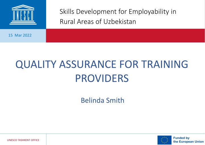 Quality Assurance and Improvement Strategies in Rural Areas of Uzbekistan