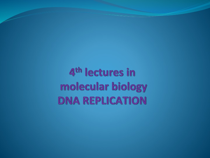 DNA Replication Process in Living Organisms