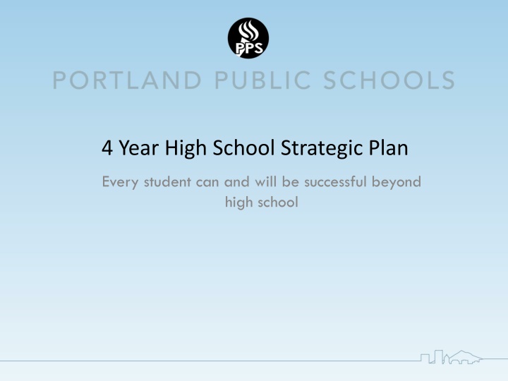 Comprehensive High School Strategic Plan for Student Success