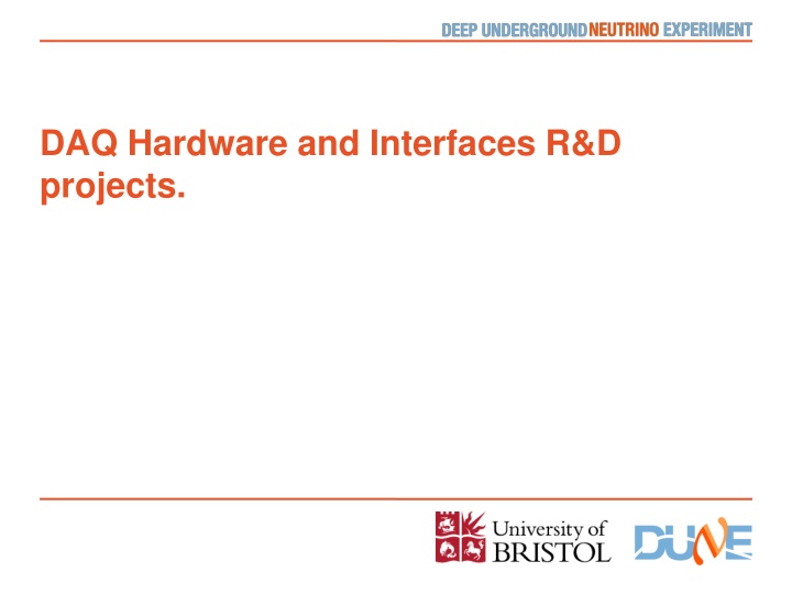 Advancing DAQ Hardware and Interfaces Through R&D Projects