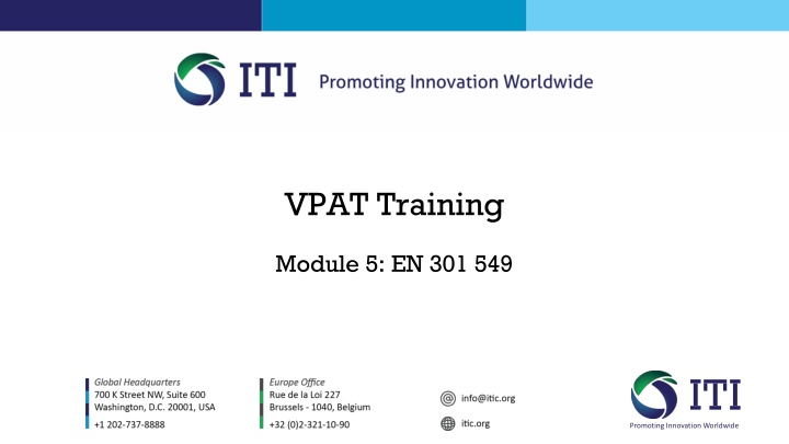Promoting Innovation Worldwide with EN 301.549 Accessibility Standards