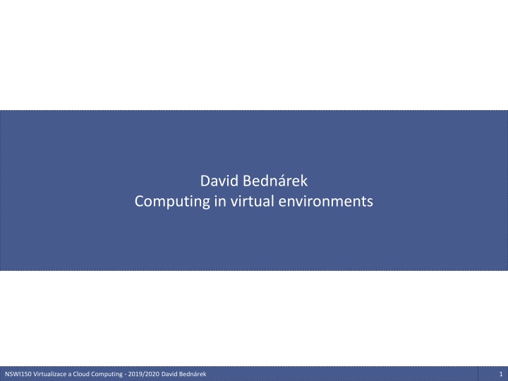 Exploring Virtual Environments in Computing: An Overview