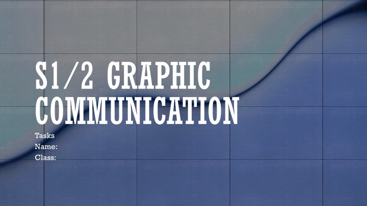 Graphic Communication Tasks Booklet