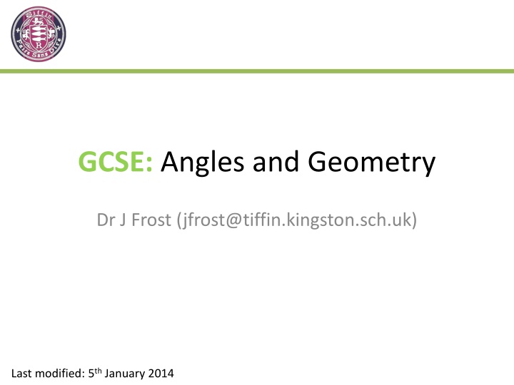 GCSE Angles and Geometry Learning Resources