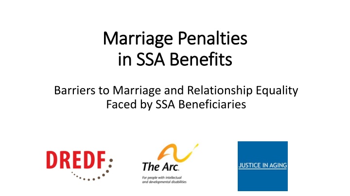Marriage Penalties in SSA Benefits