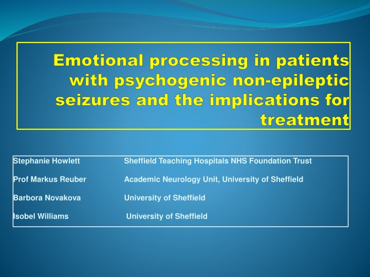 Psychogenic Non-epileptic Seizures: A Comprehensive Overview