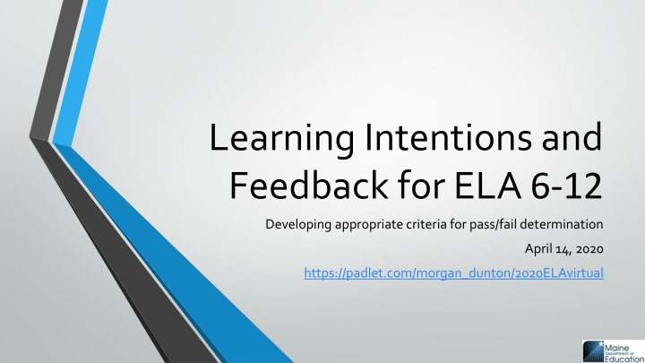 Developing ELA Criteria for Pass/Fail Determination