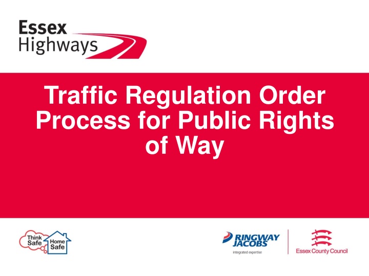 Traffic Regulation Orders for Public Rights of Way in Essex