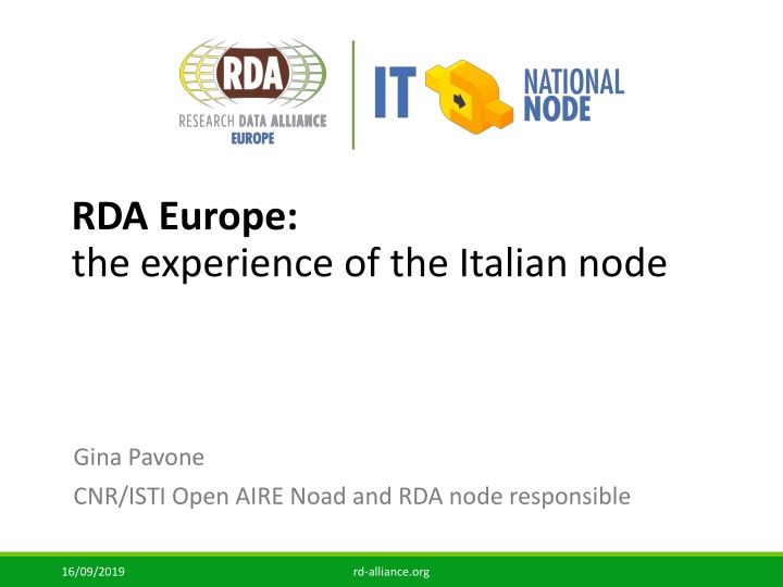 Italian Node's Experience in Open Science Webinar Series
