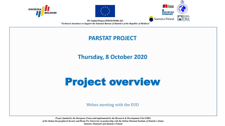 Strengthening Statistical Capabilities in Moldova Project Overview