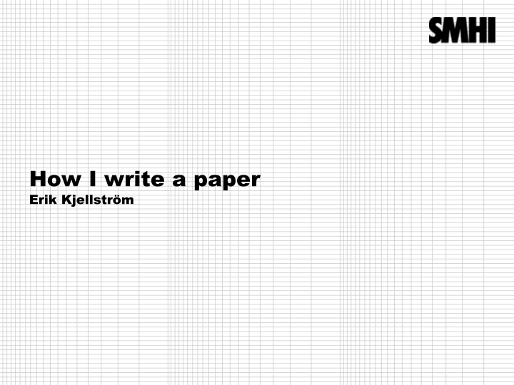 Effective Strategies for Writing a Research Paper
