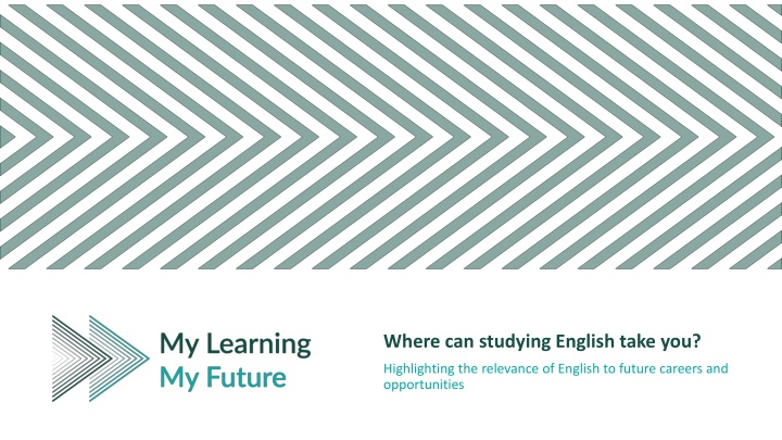 Career Opportunities and Pathways with English Studies