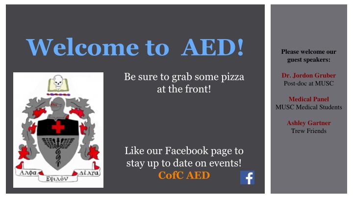 Alpha Epsilon Delta (AED) Membership Information and Requirements
