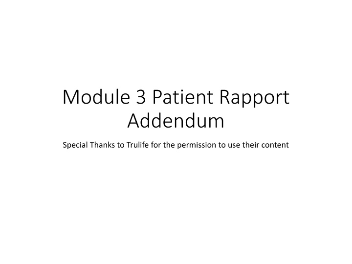 Techniques for Building Patient Rapport in O&P Clinics