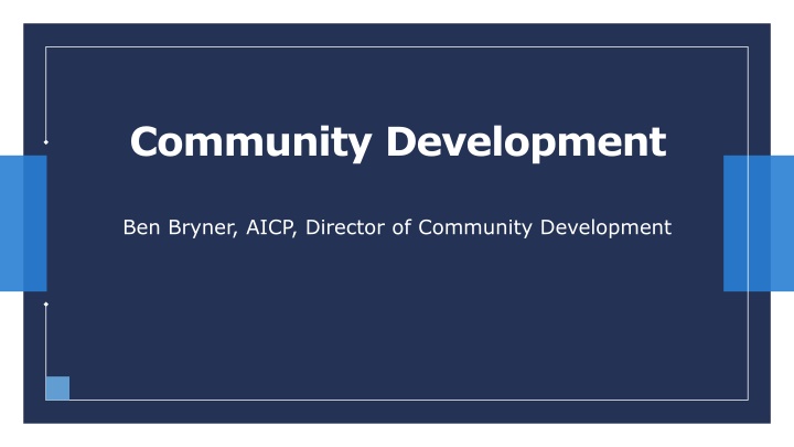 Community Development