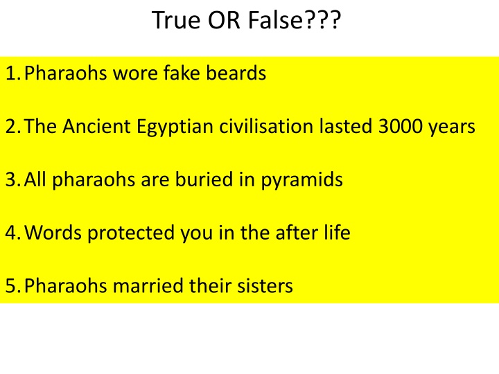 Ancient Egypt: Facts and Culture