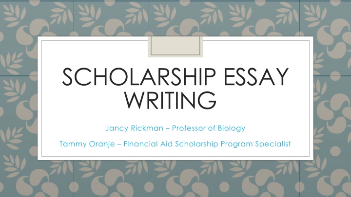 Mastering Scholarship Essay Writing: Essential Tips & Examples