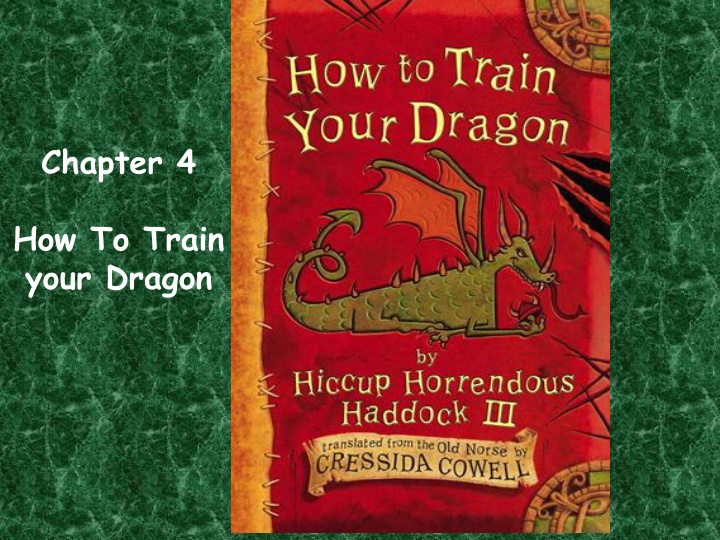 Training Your Dragon: Chapter 4 Summary and Activities