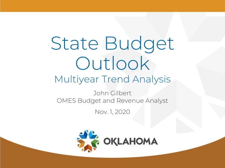 Analysis of State Budget Trends by John Gilbert - Nov. 1, 2020