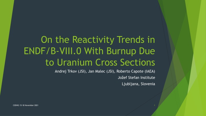 Reactivity Trends in ENDF/B-VIII.0 with Burnup: Insights and Comparisons