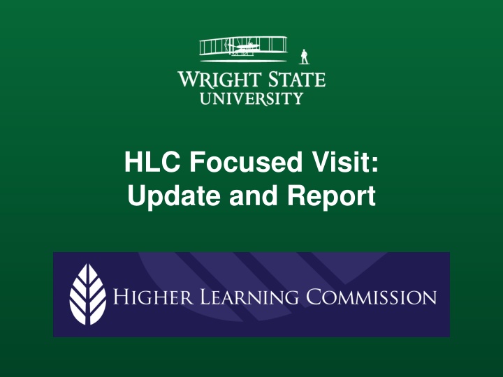 Focused Visit Update and Report Overview