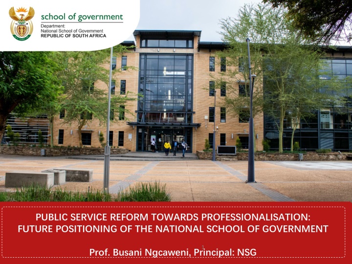 Enhancing Public Service Professionalization Through National School of Government Positioning