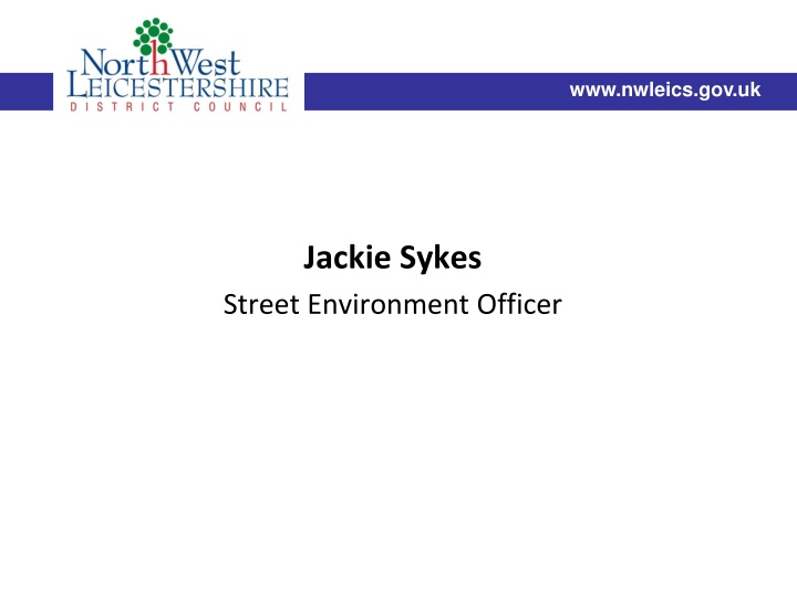 Environmental Updates and Initiatives by www.nwleics.gov.uk
