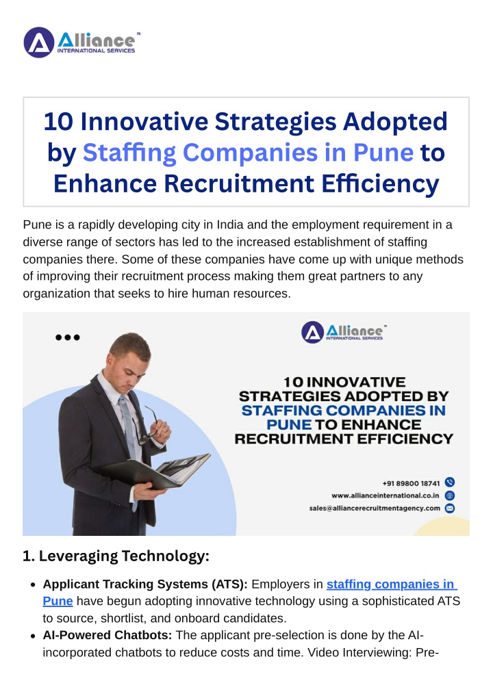 10 innovative strategies adopted n.w