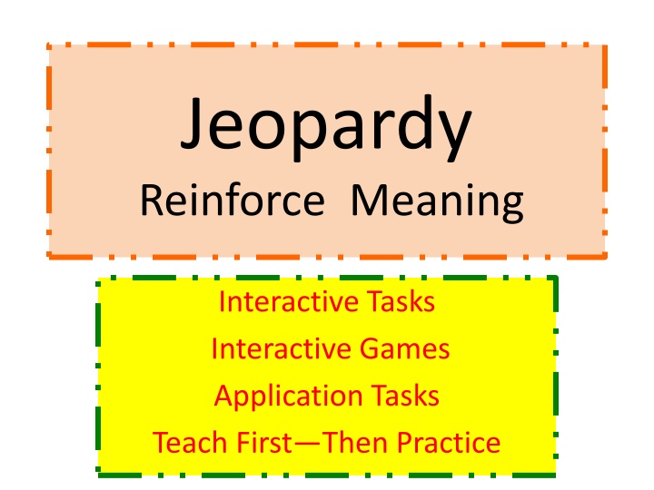Vocabulary Building Interactive Challenge