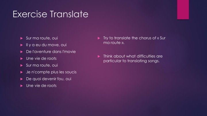 Challenges and Considerations in Song Translation